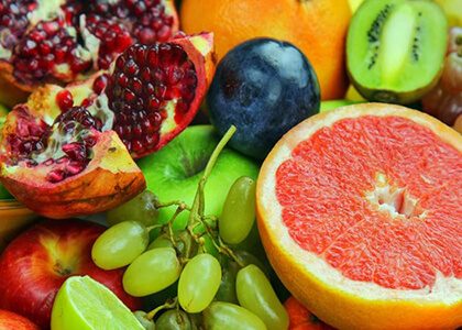 mive fruits and vegetables