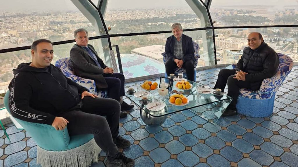 Sadiran CEO'sunun Dr. Chaini ile görüşmesi