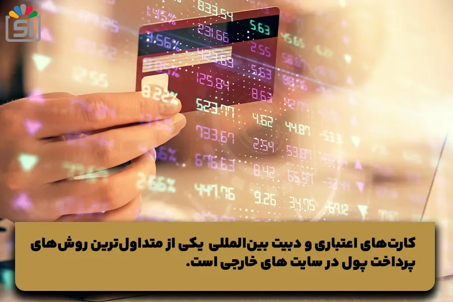 کارت‌های اعتباری و دبیت بین‌المللی