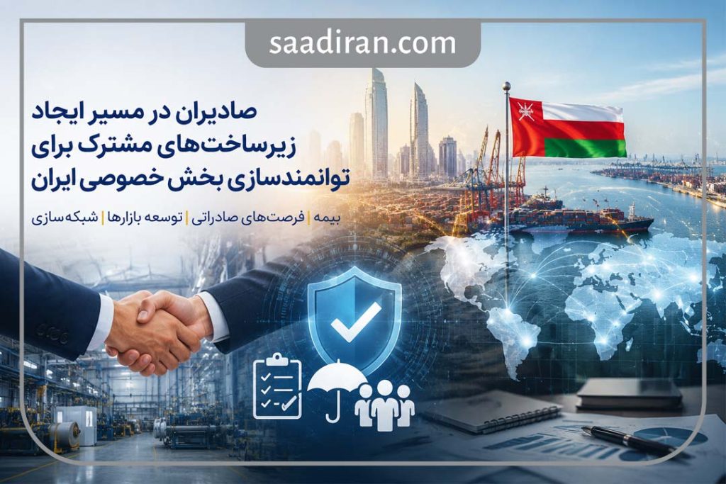 صادیران در مسیر ایجاد زیرساخت‌های مشترک برای توانمندسازی بخش خصوصی ایران